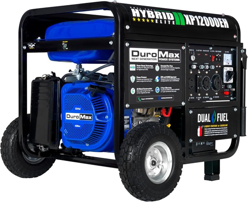 dual fuel vs gas generator