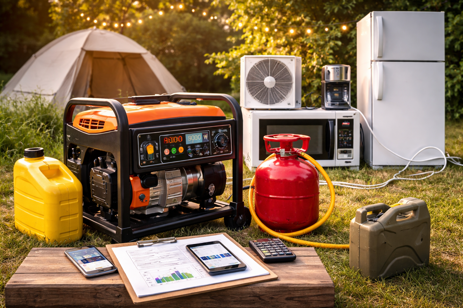 Generator Fuel Consumption Calculator