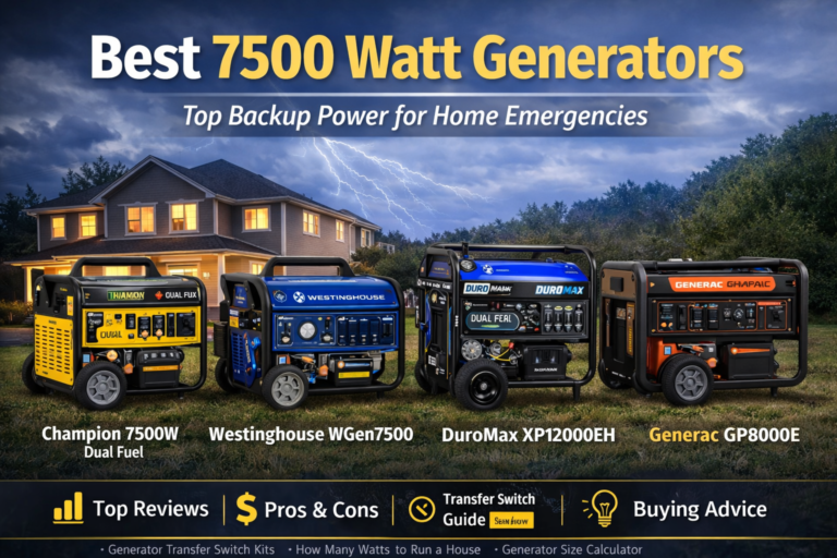 best 7500 watt generator