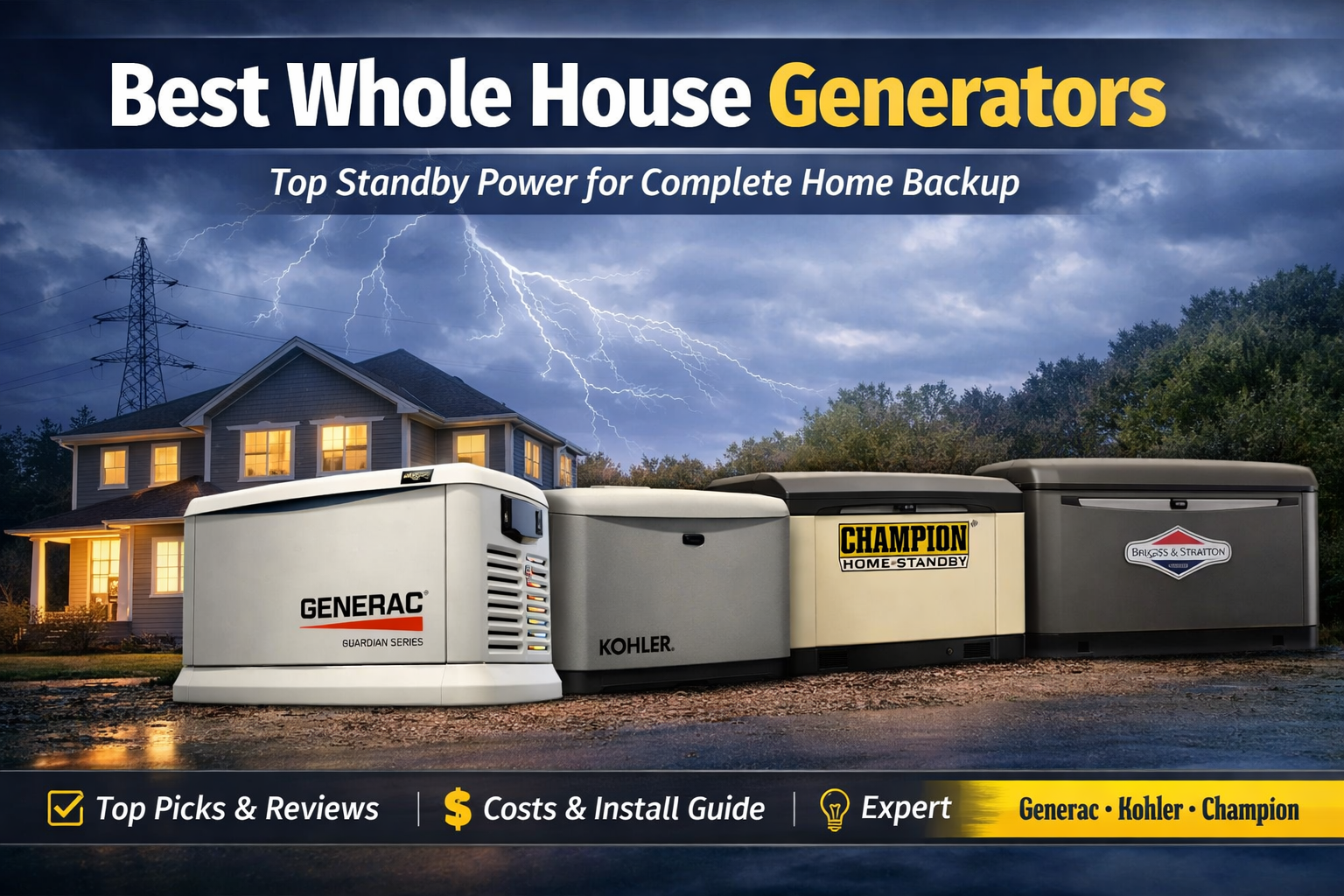 best whole house generator