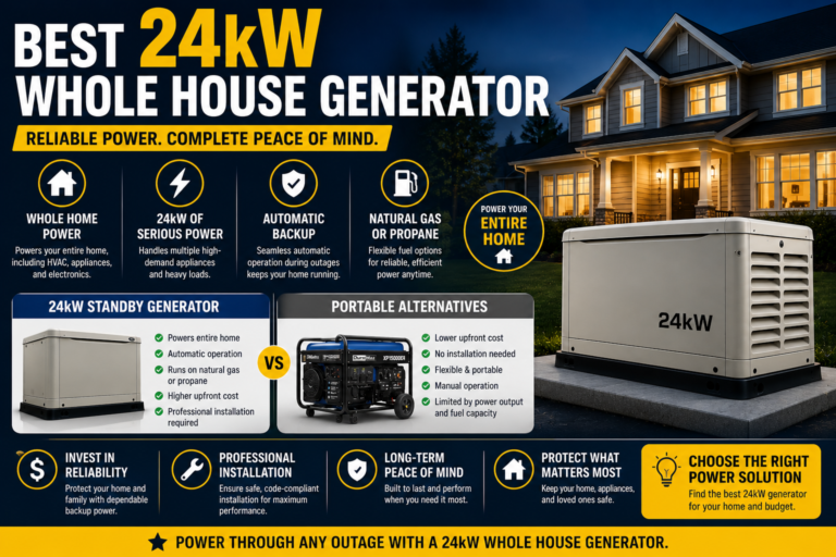 best 24kW whole house generator
