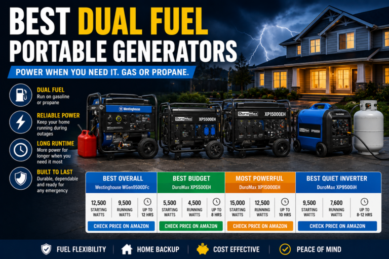 best dual fuel portable generator
