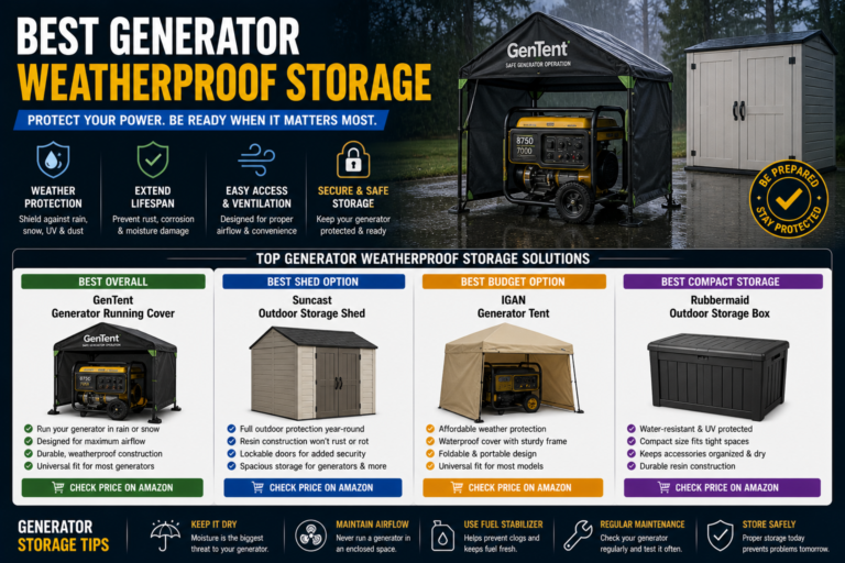 best generator weatherproof storage