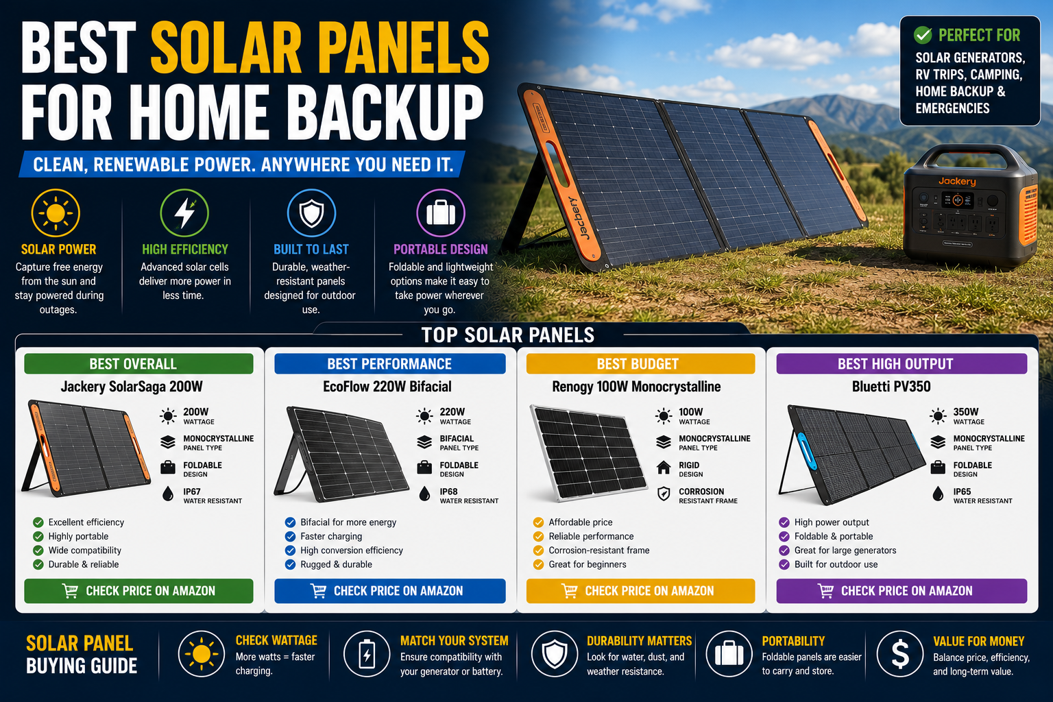 best solar panels