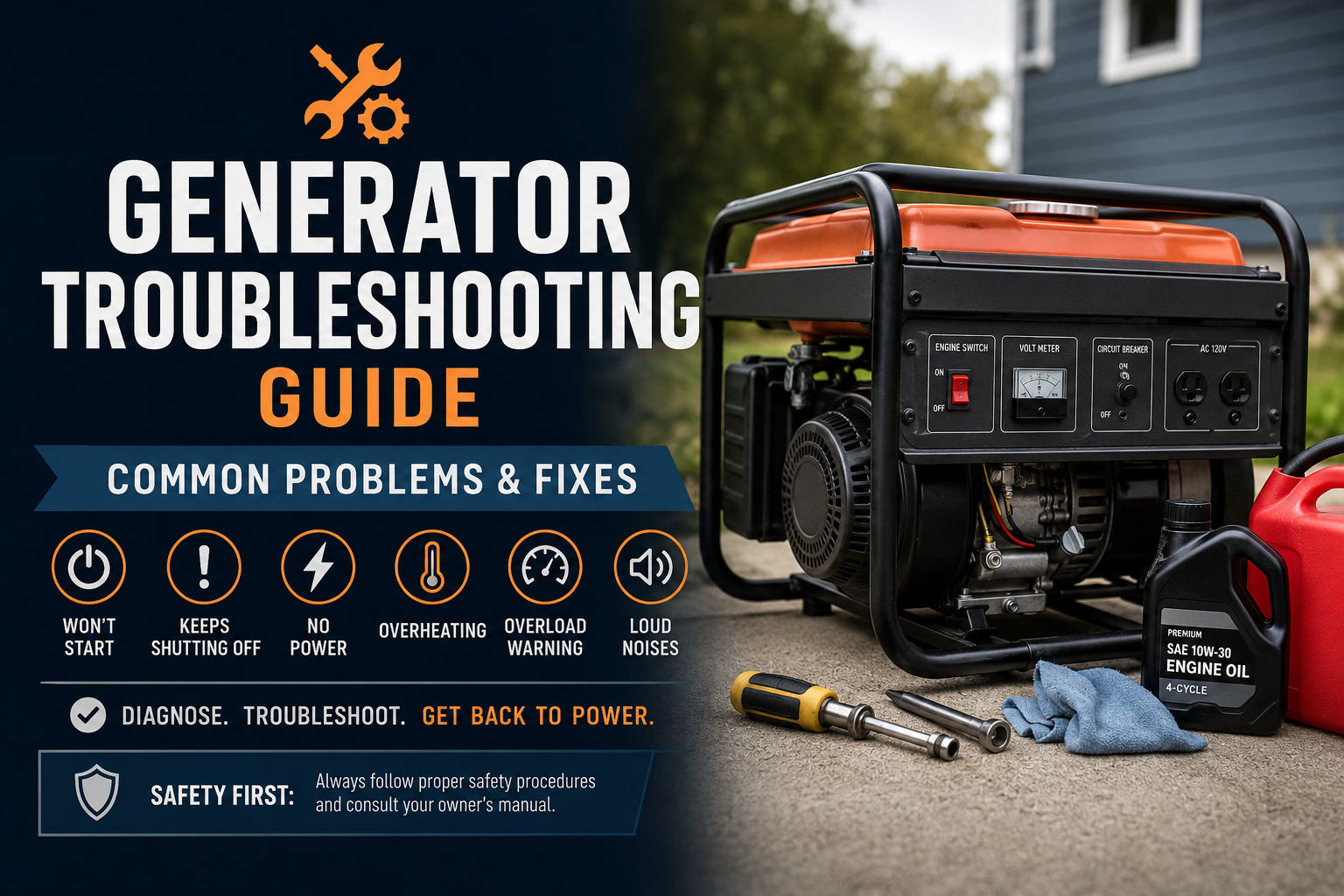 generator troubleshooting guide